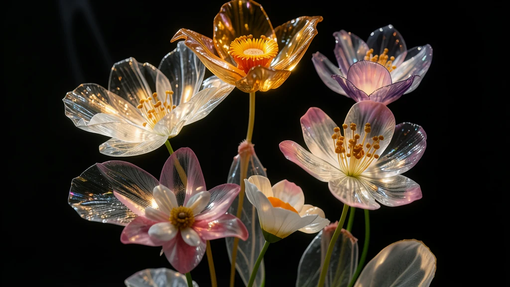 Premiumization — AI botanical composition
